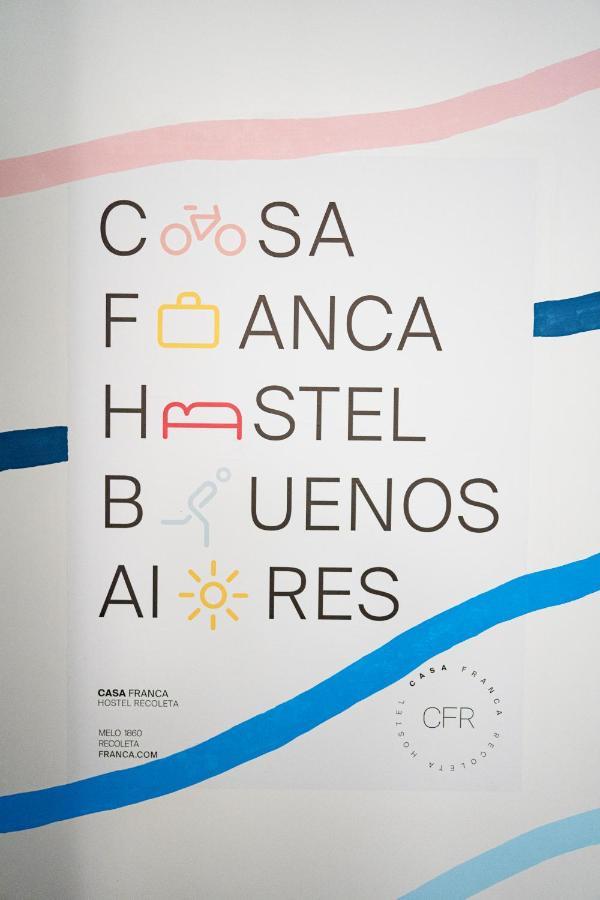 Casa Franca Recoleta Hostel Boutique Буенос Айрес Екстериор снимка